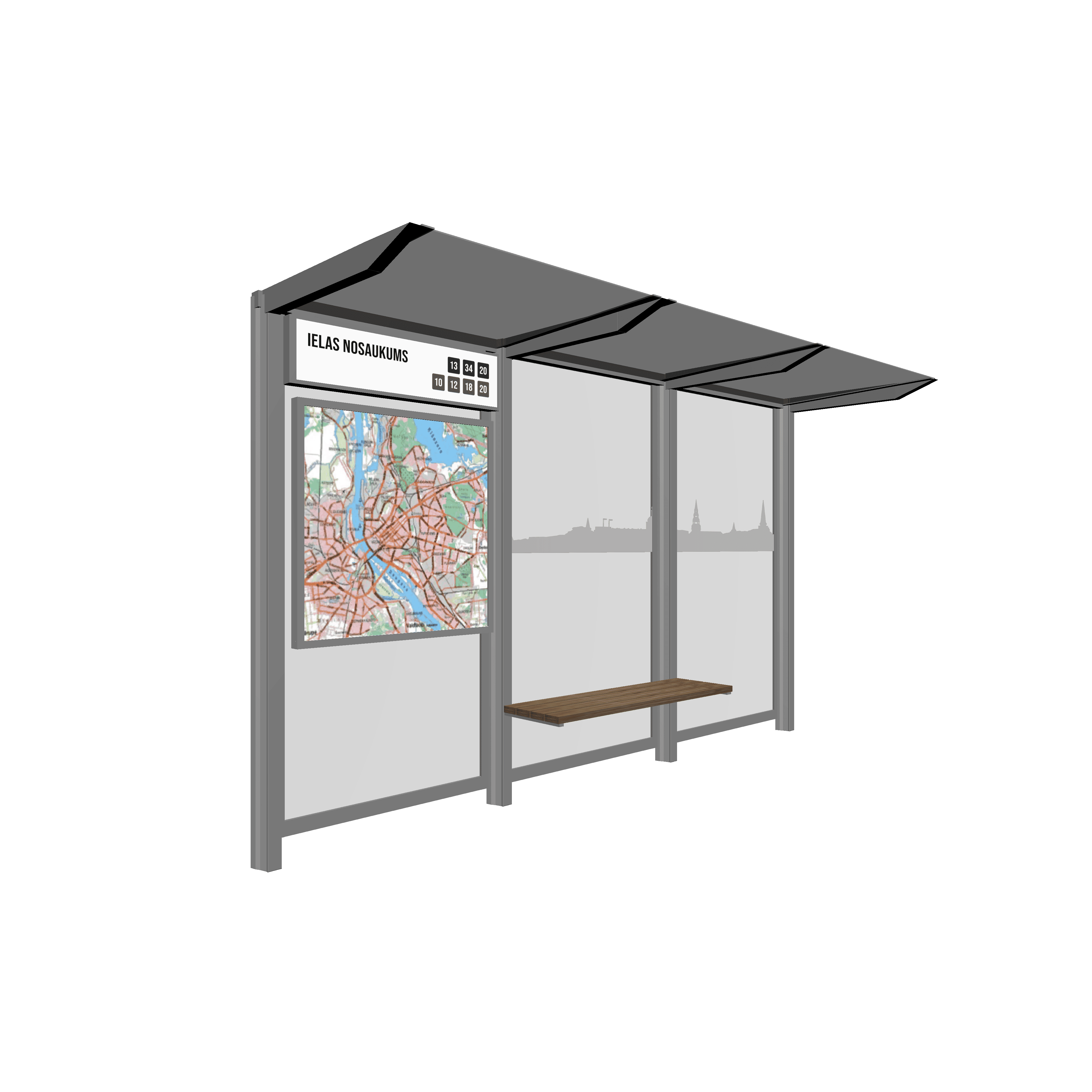 Bus Shelter Poster Frame