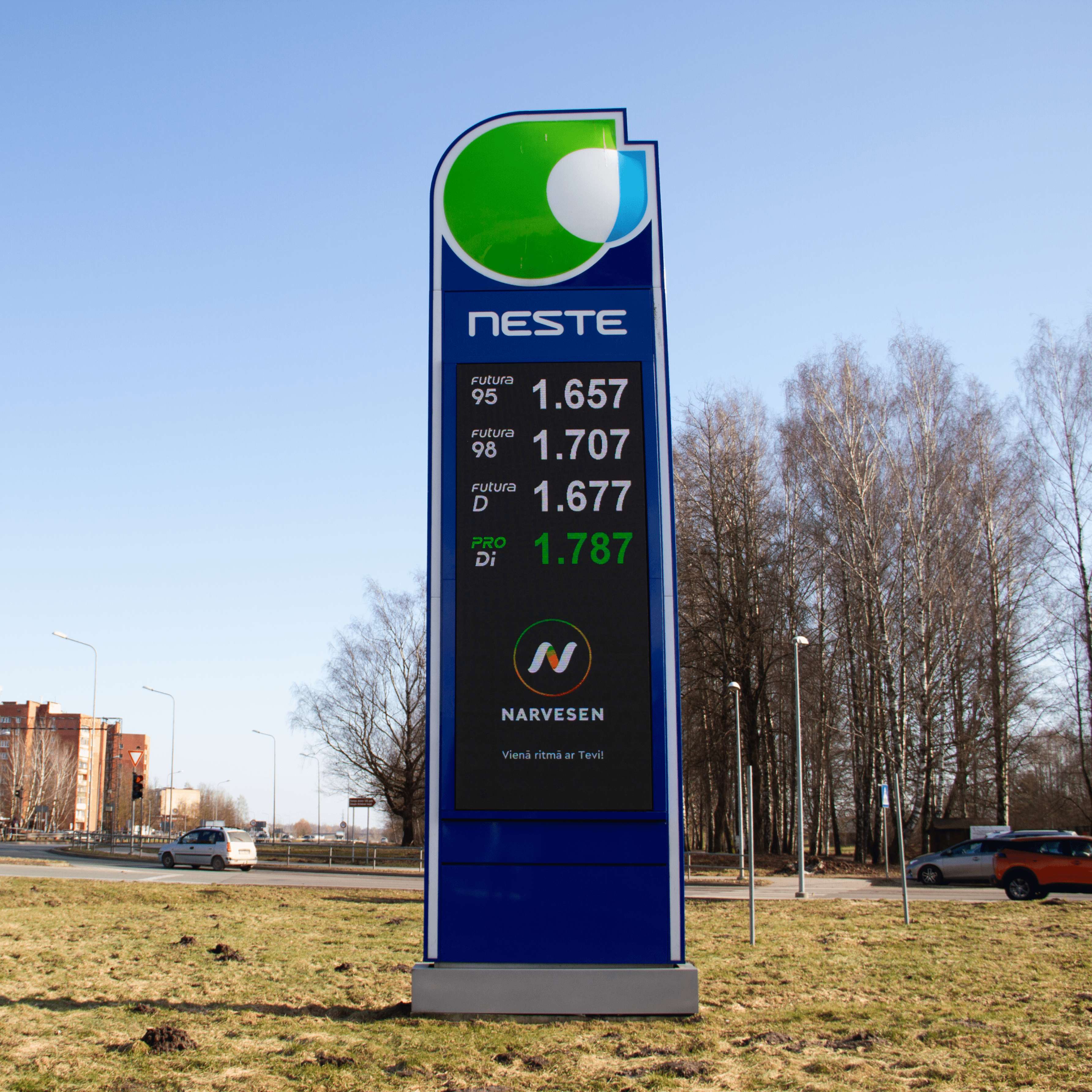LED Gas Station Pylon L-Size