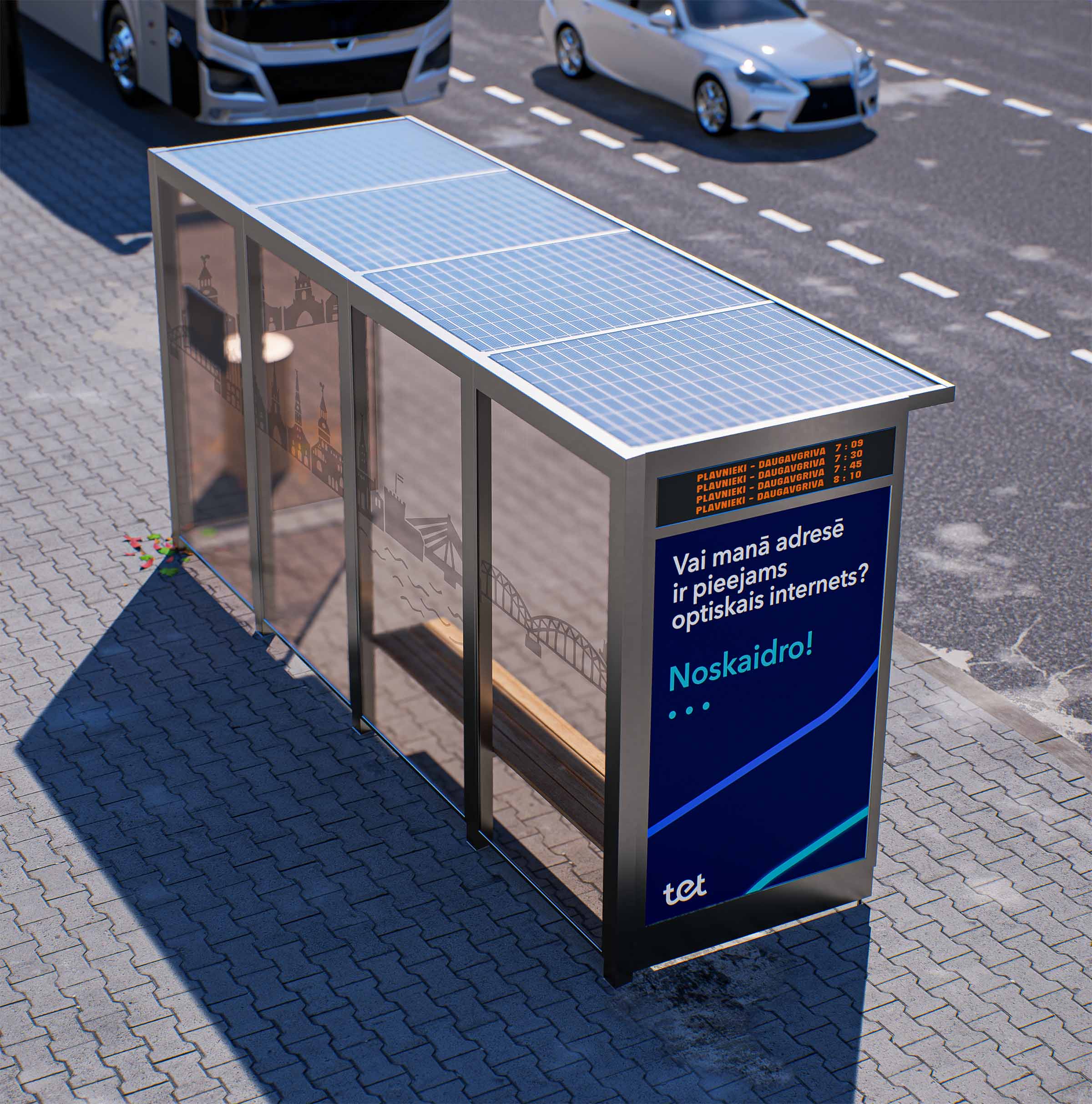 Bus Shelter OSLO XL-Size