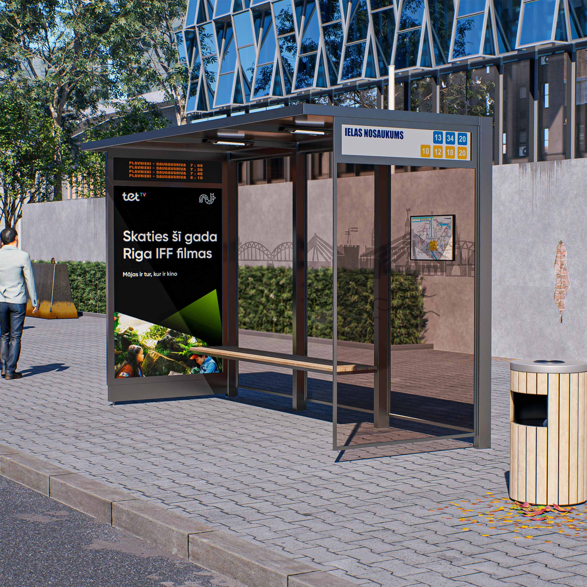 Bus Shelter OSLO L-Size