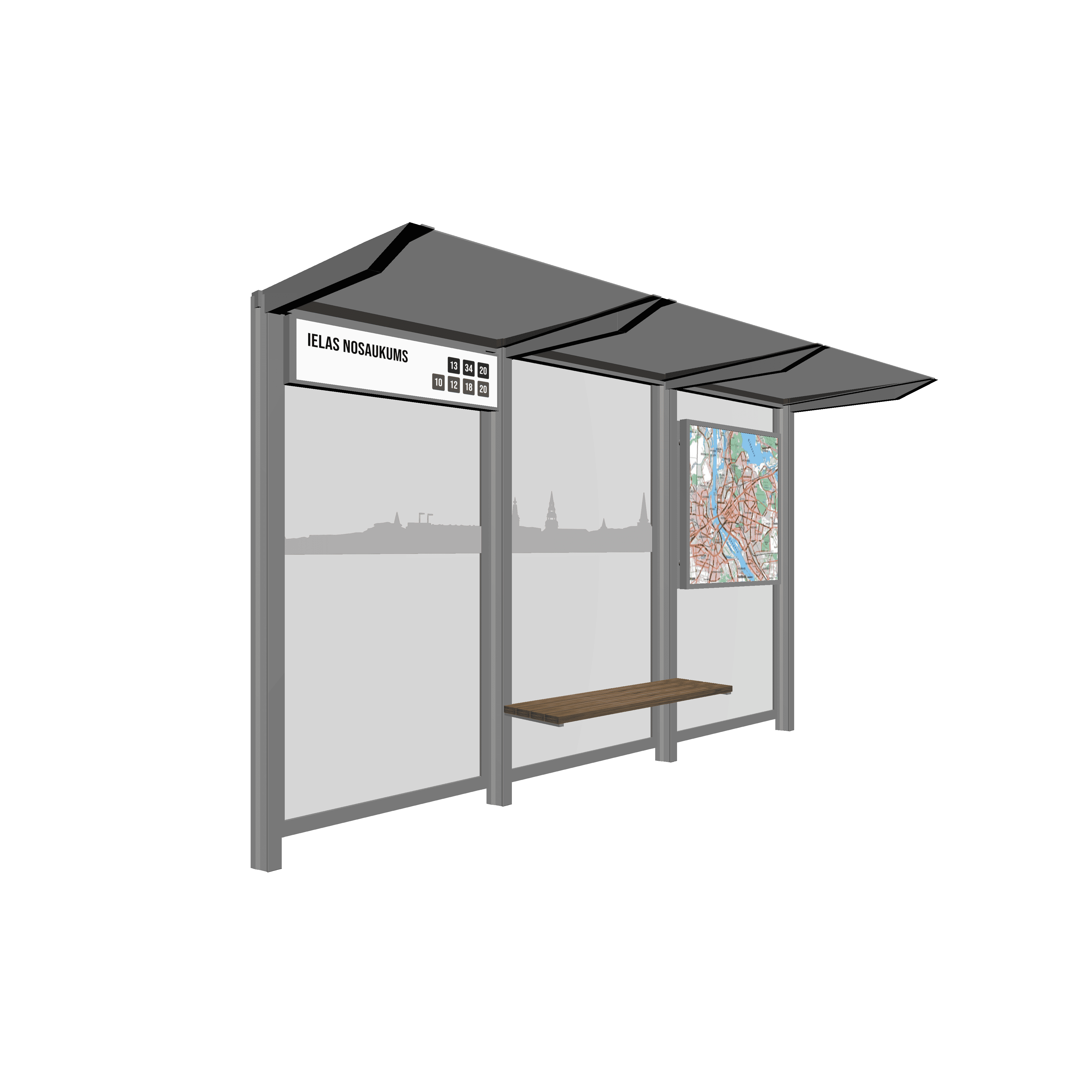 Bus Shelter Poster Frame
