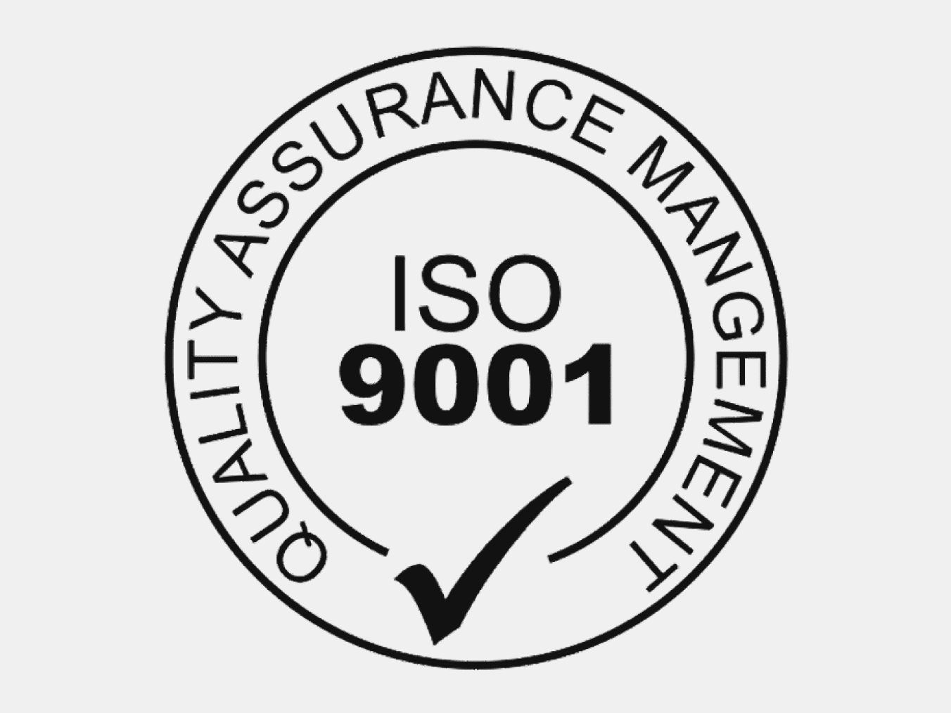ISO 9001 Quality Assurance Management Logo