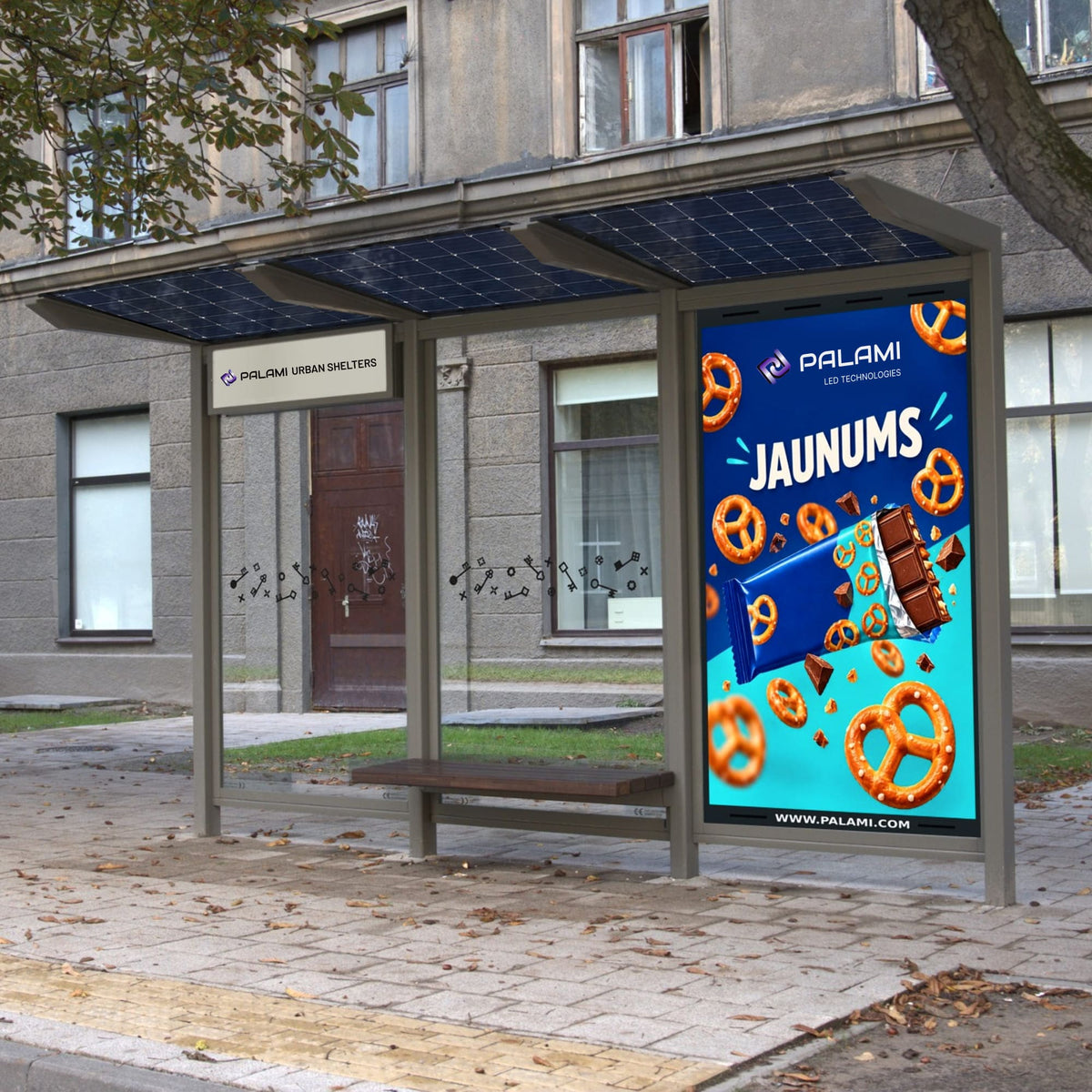 Bus Shelter RIGA Slim 3