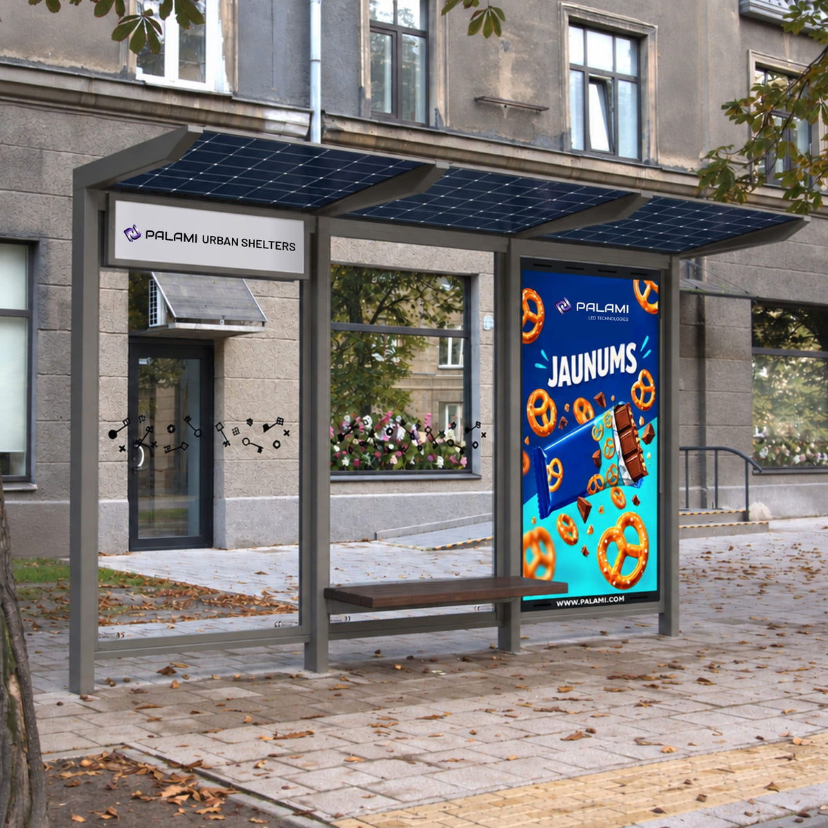 Bus Shelter RIGA Slim 3